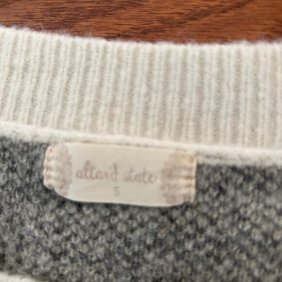 ALTAR’D STATE Leopard Print Oversized Crewneck Sweater Size Small - Picture 3 of 12